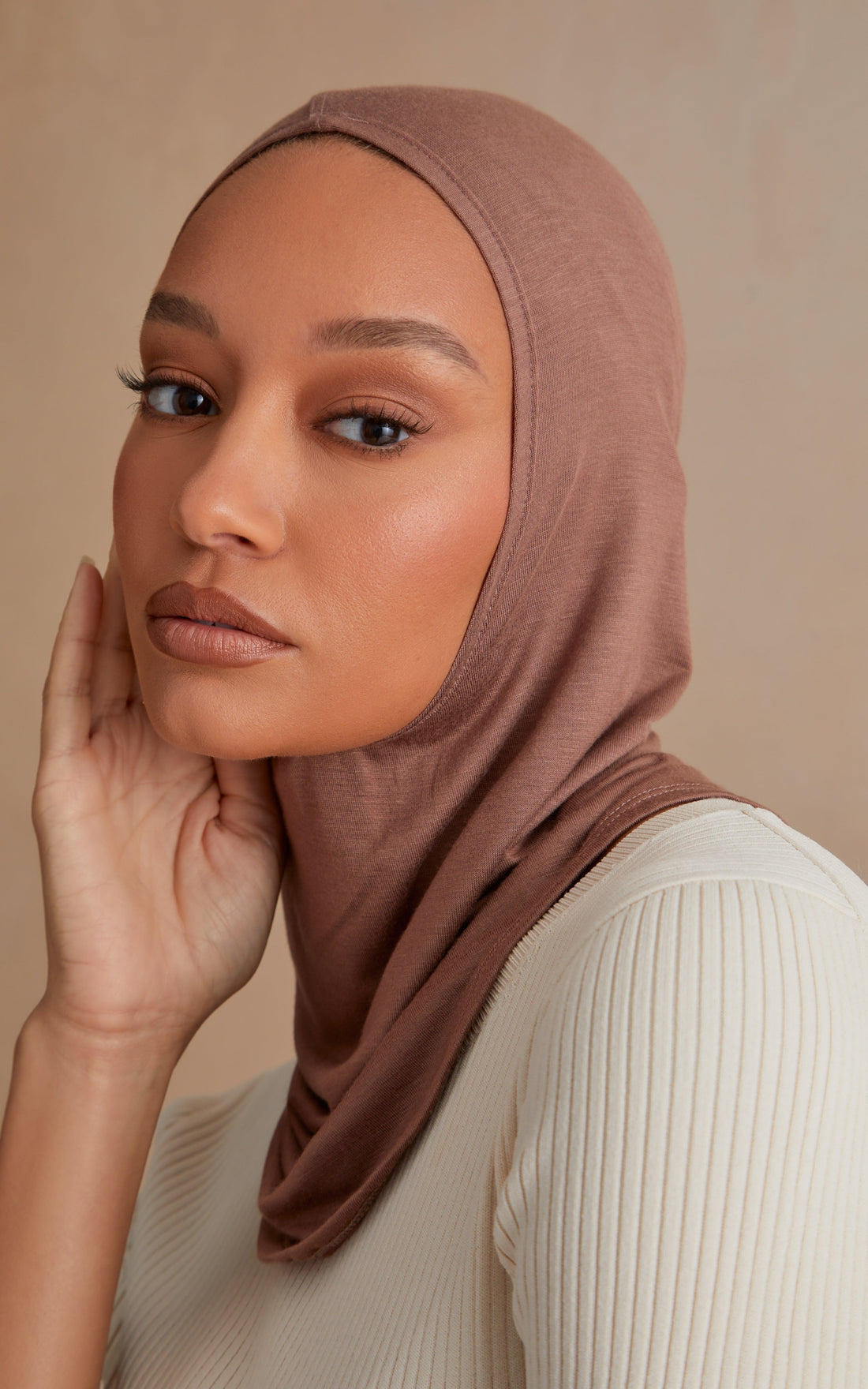 Hazelnut Full Coverage Essential Under Scarf