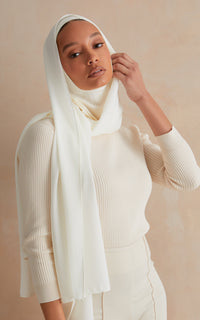 Ivory Full Coverage Essential Under Scarf