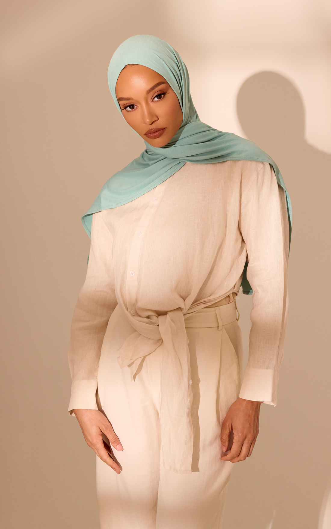 Jelly Mint Premium Jersey Hijab — Mini