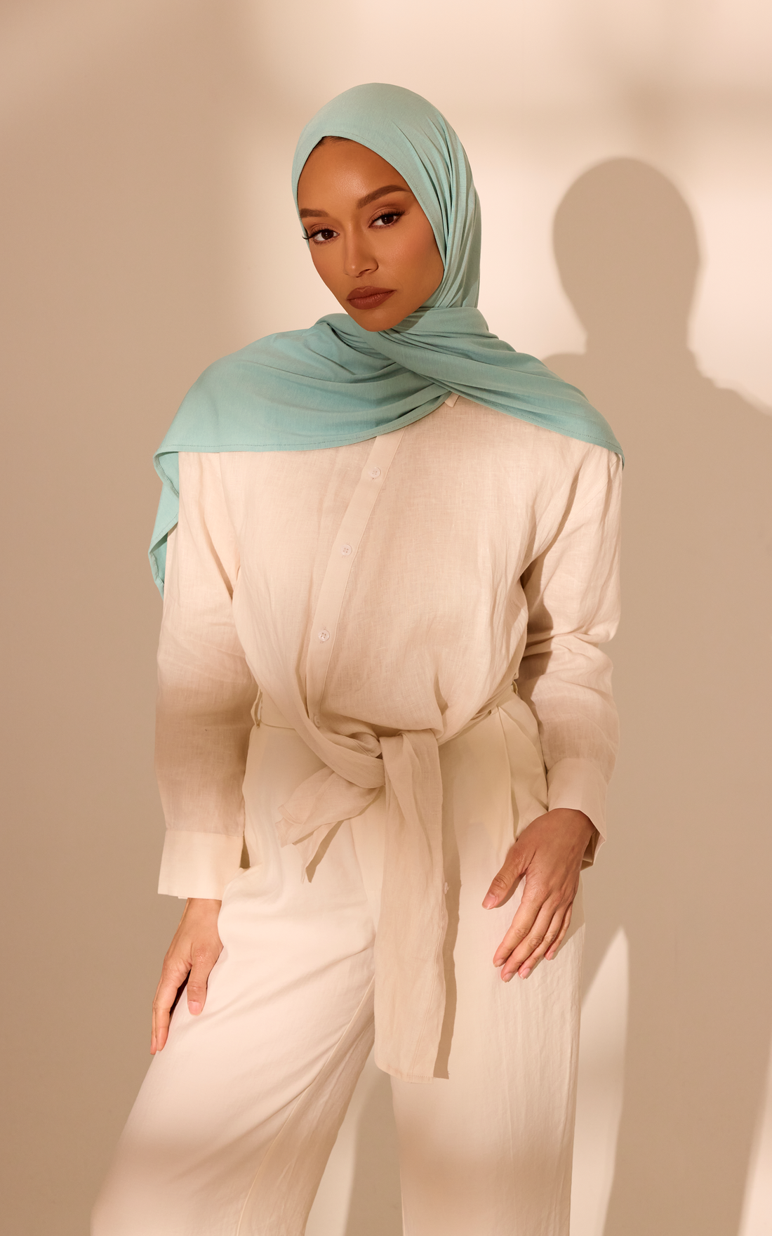 Jelly Mint Premium Jersey Hijab — Mini