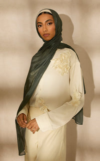 Kashmir Lustre Satin Hijab