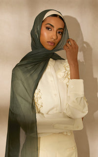 Kashmir Lustre Satin Hijab
