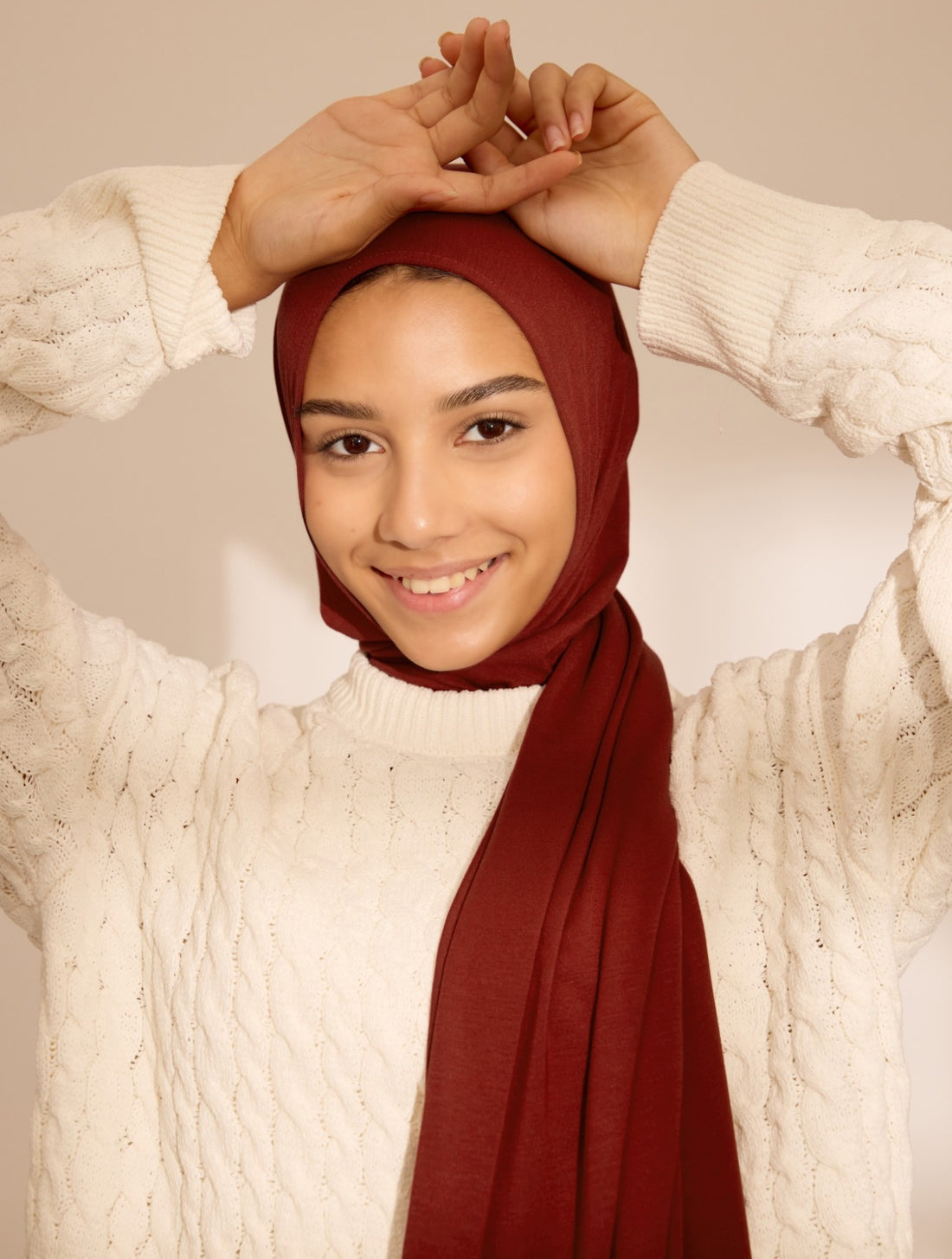 Carmine Kids' Effortless Hijab (Pre-Sewn)