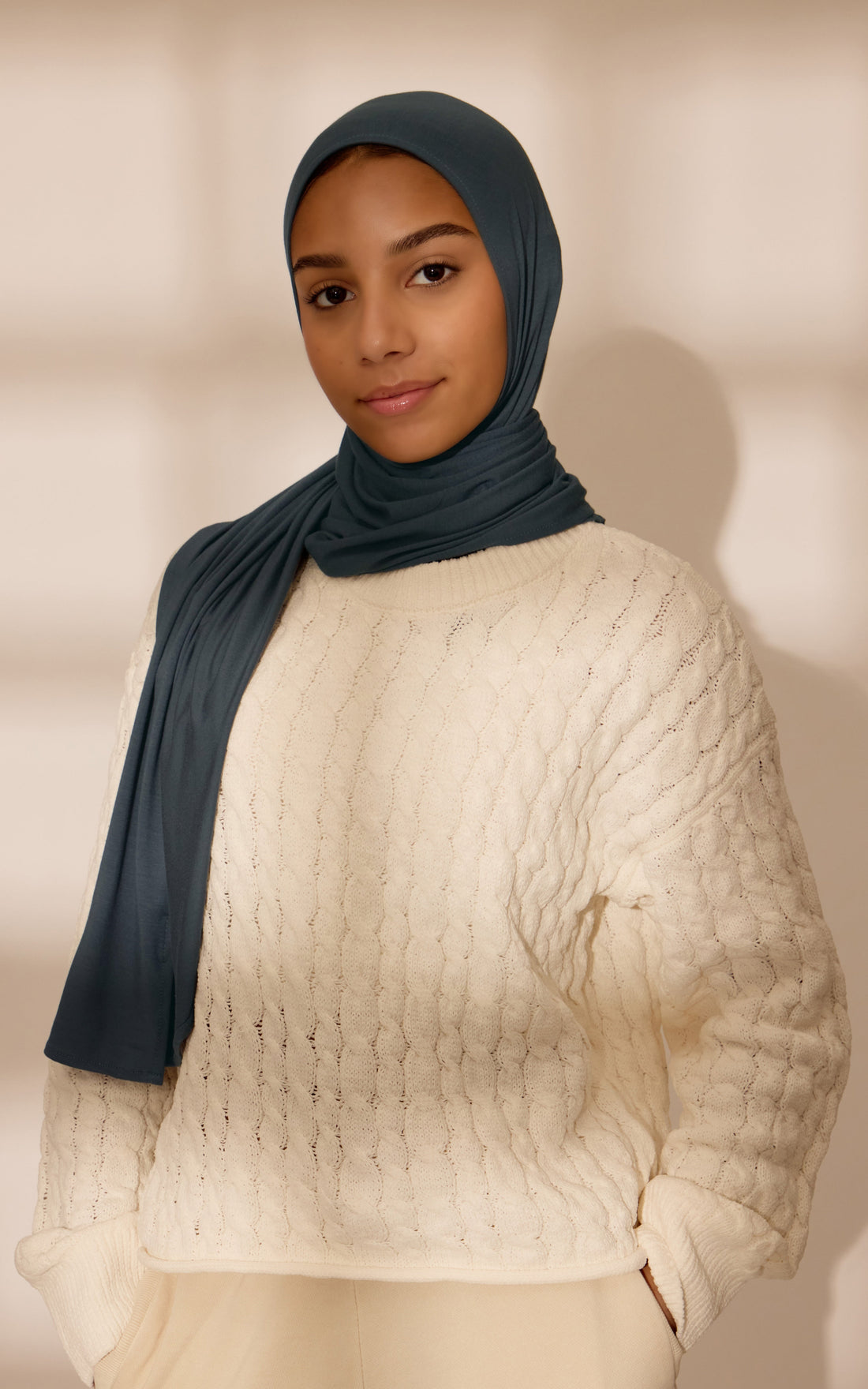 Baritone Blue Kids' Effortless Hijab