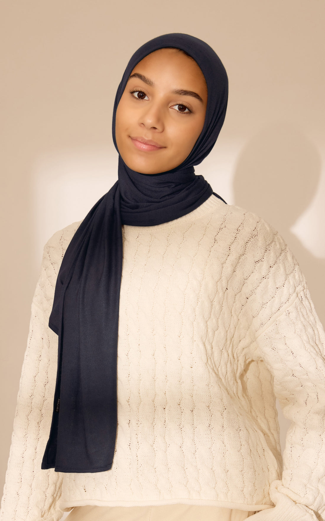 Navy Kids' Effortless Hijab