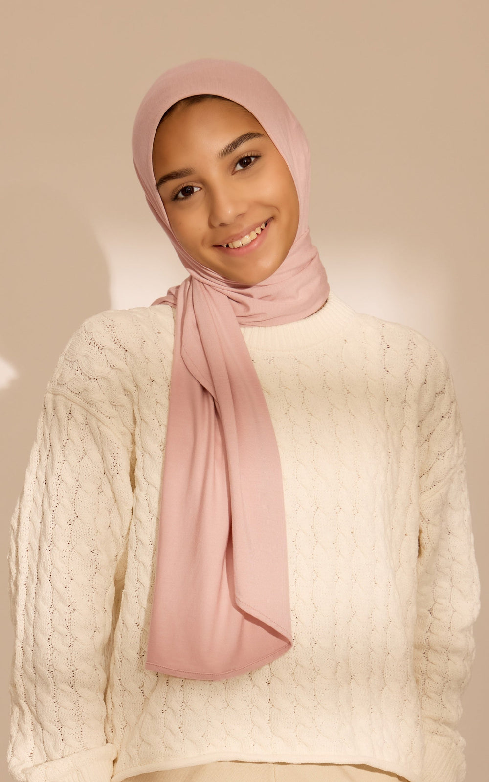 Kids' Effortless Hijab (Pre-Sewn) — Primrose