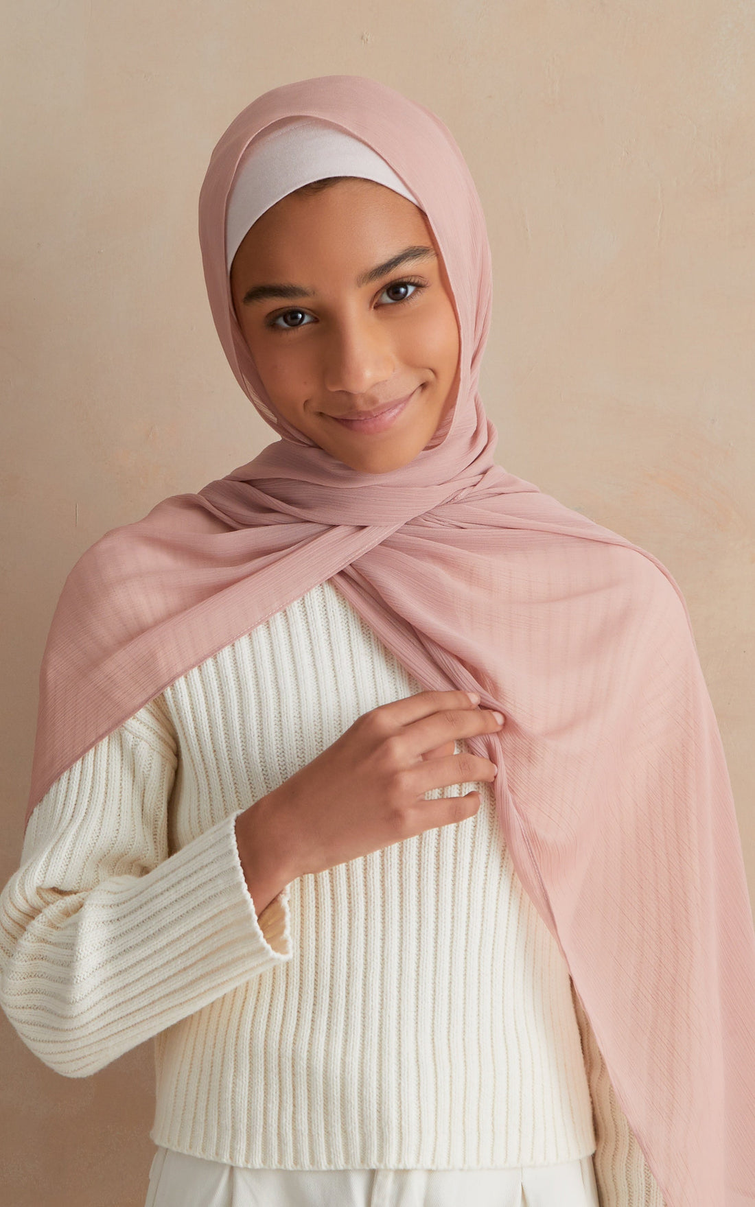 Mink Kids' Under Scarf