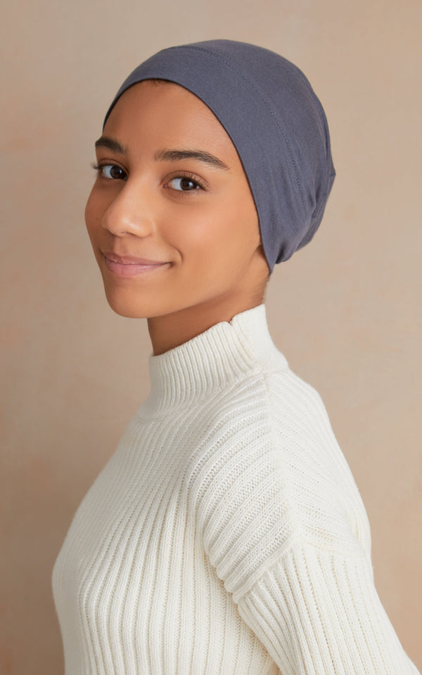 Slate Gray Kids' Under Scarf