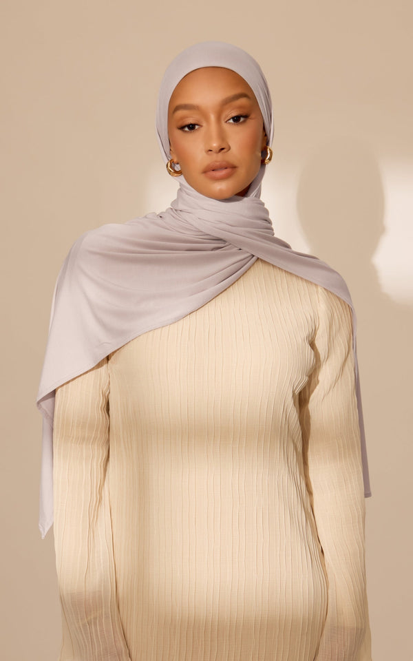 Lavender Frost Premium Jersey Hijab