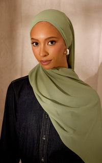 Lemon Grass Chiffon Hijab