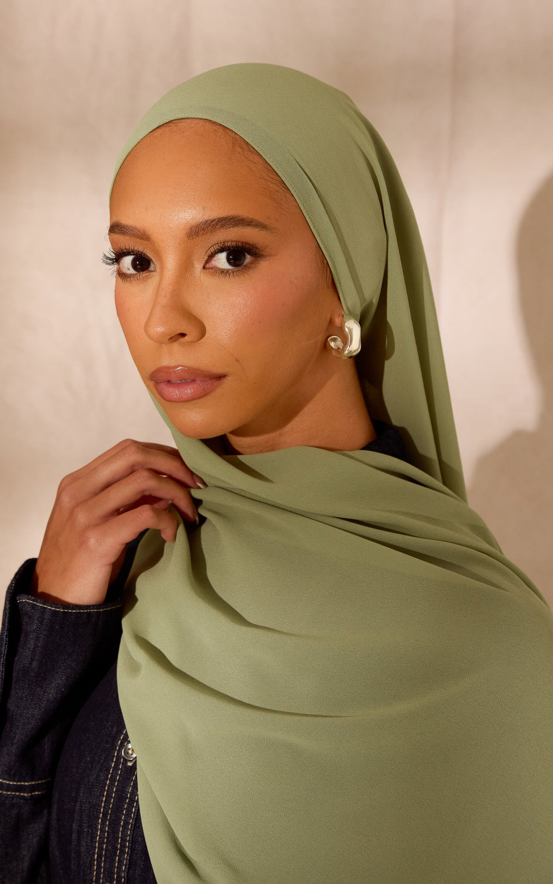 Lemon Grass Chiffon Hijab