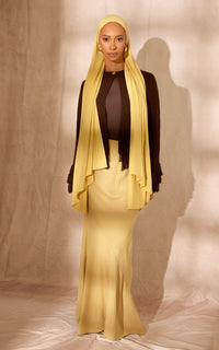 Lemon Grass Premium Jersey Hijab — Standard