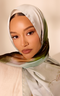 Meadow Printed Satin Hijab