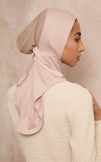 Rose Dust Mesh-Back Under Scarf — Full Coverage