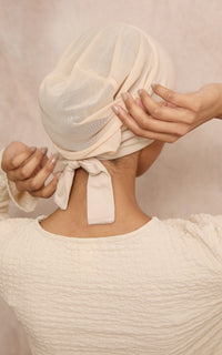 Moonlight Mesh-Back Under Scarf — CULTURE (view 4)