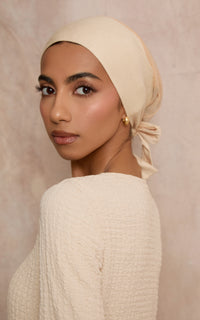 Nude Mesh-Back Under Scarf — CULTURE (view 2)