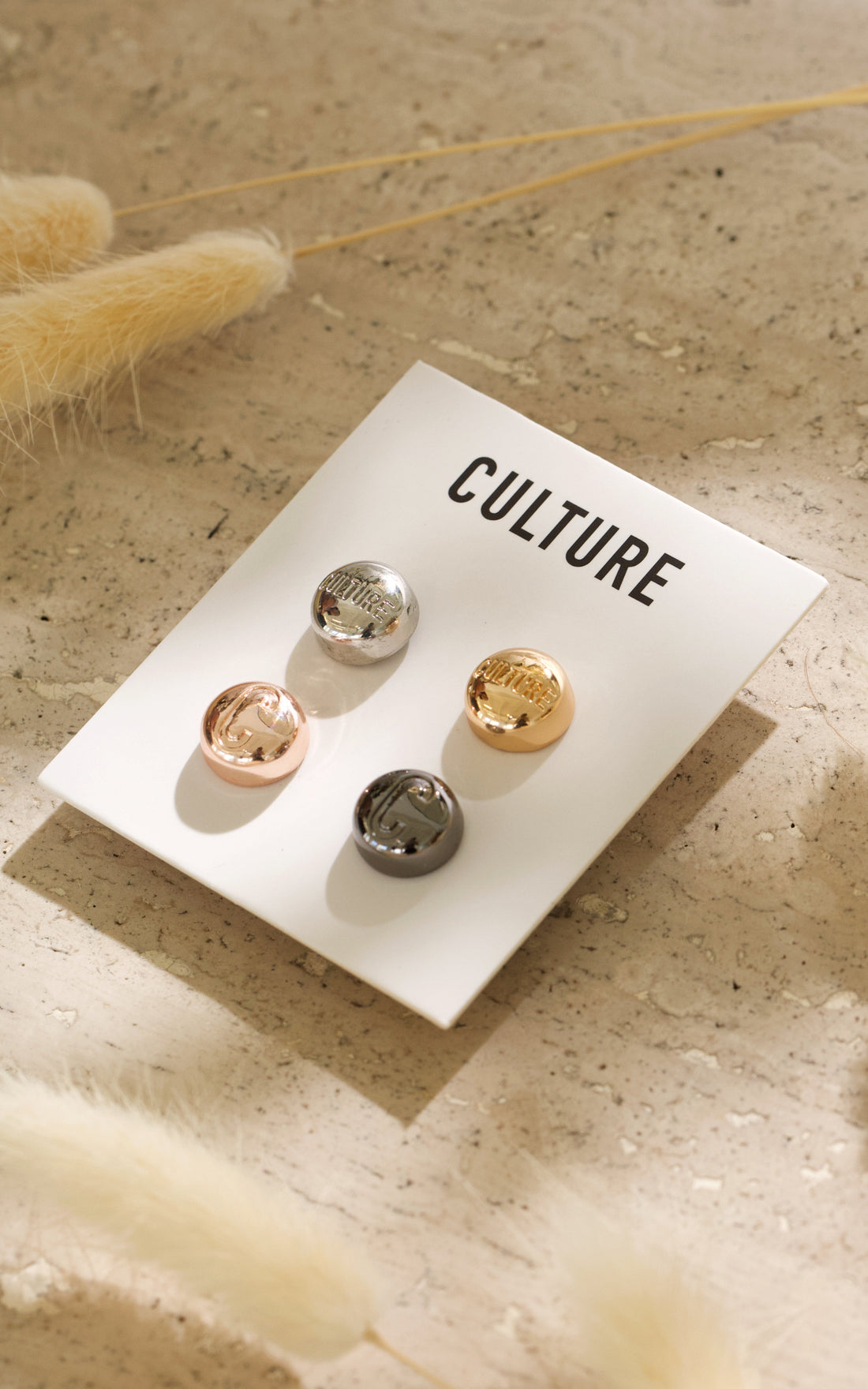 Metallic Mix Magnet Pin