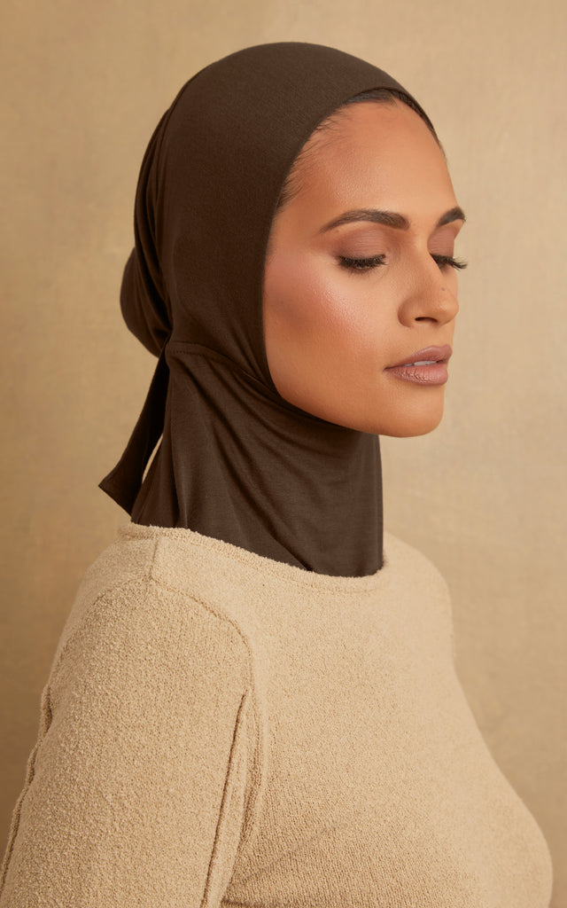  Hophor Women Slouchy Beanies Soft Under Scarf for Women Hijab  Undercap Non Slip (Black) : Everything Else