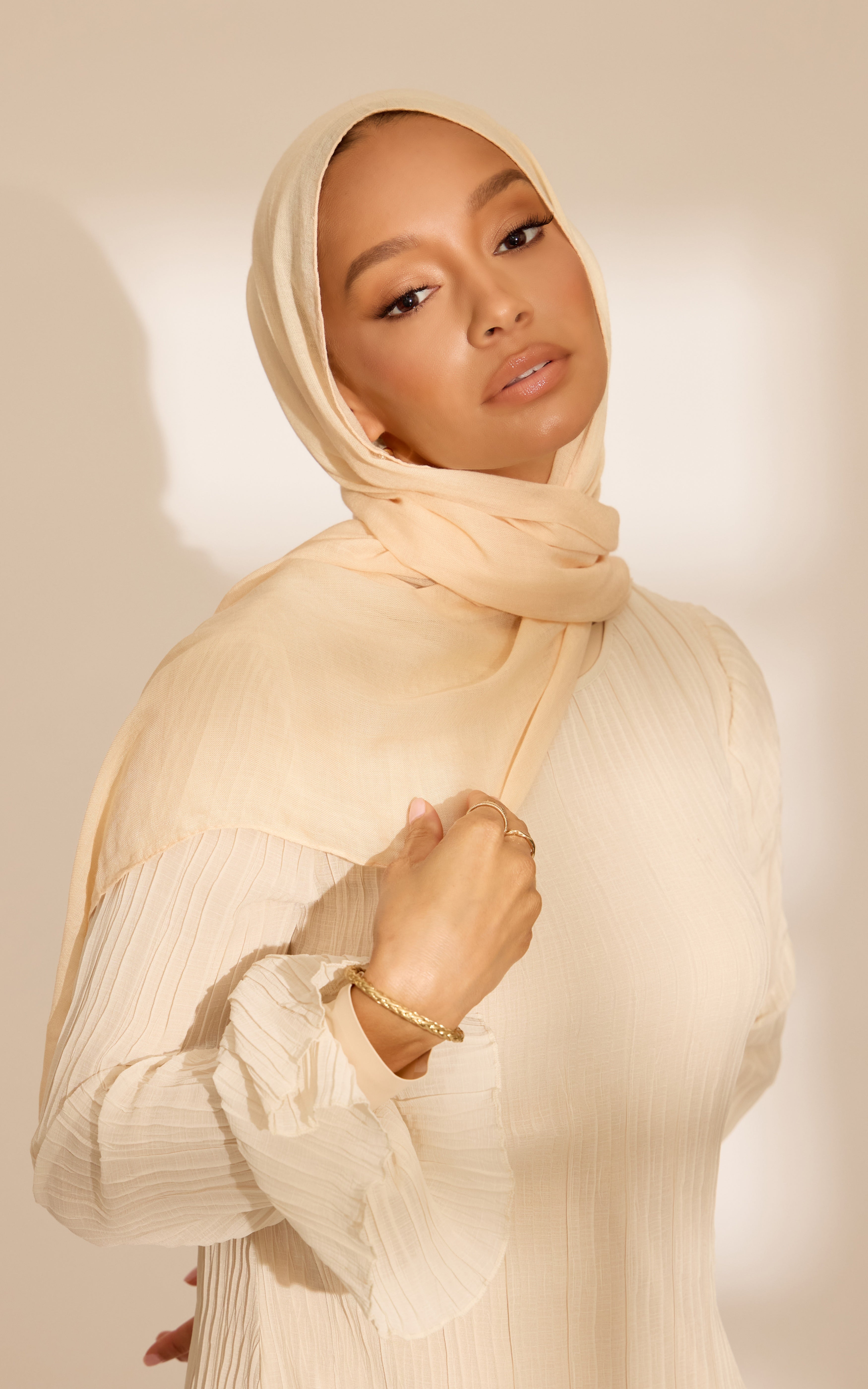 Solid Modal Mini Premium NUDE Hijab $18.95 Free Shipping