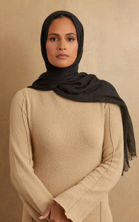 Onyx Premium Cotton Hijab