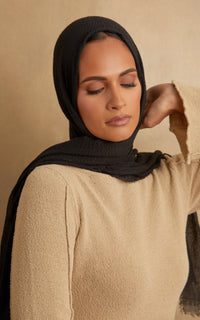 Onyx Premium Cotton Hijab