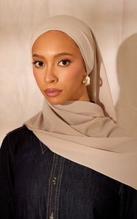 Oyster Chiffon Hijab