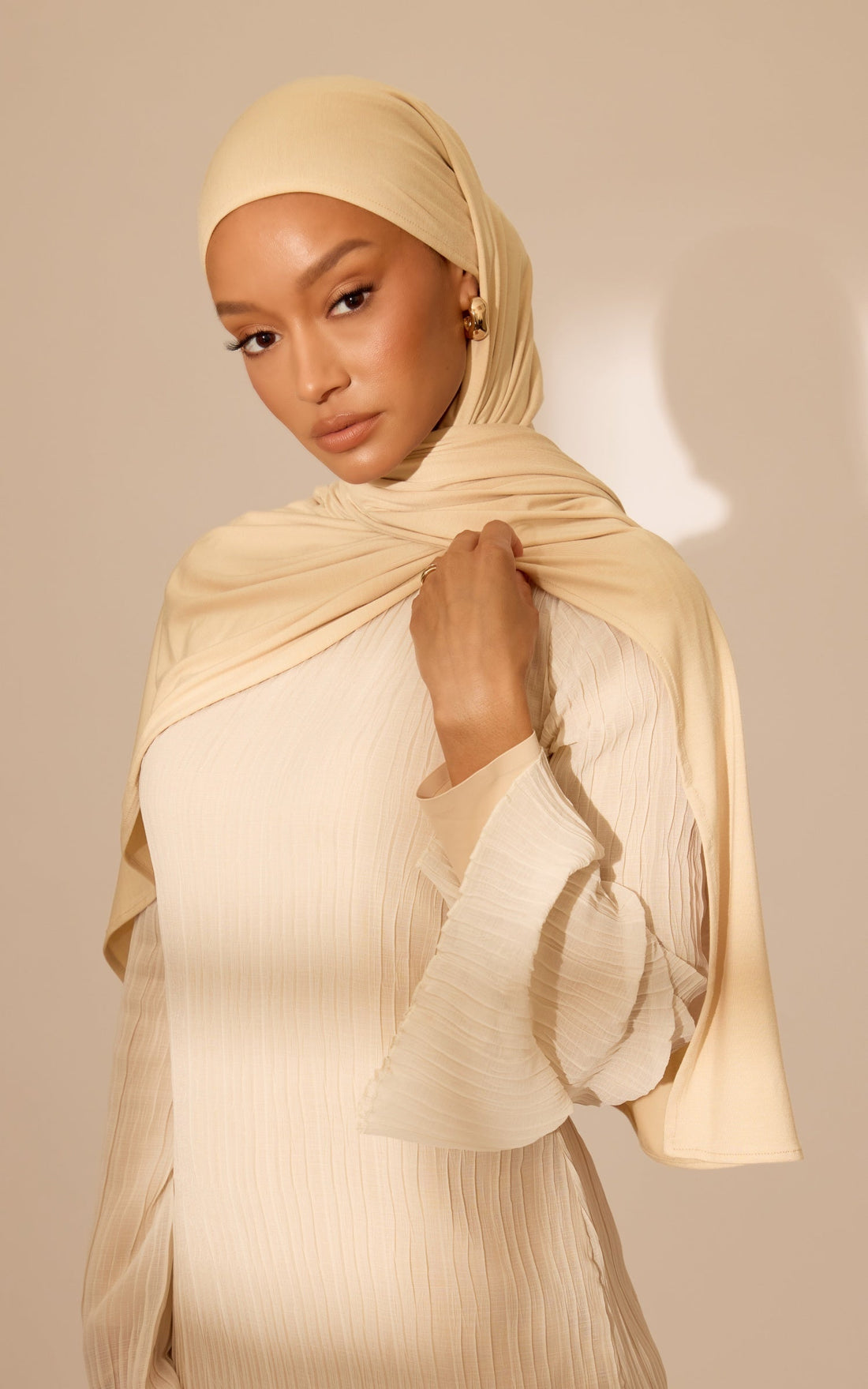 Pebble Premium Jersey Hijab — Standard