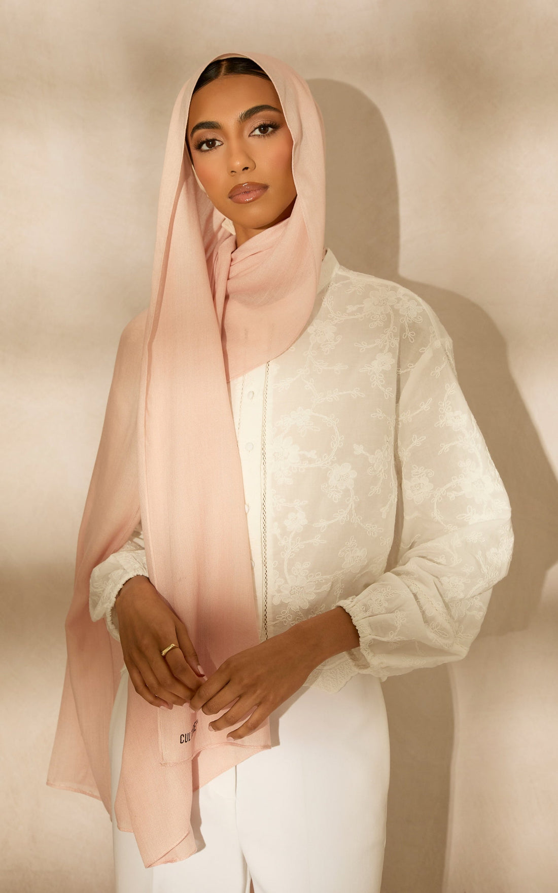 Powder Pink Modal Hijab — Standard