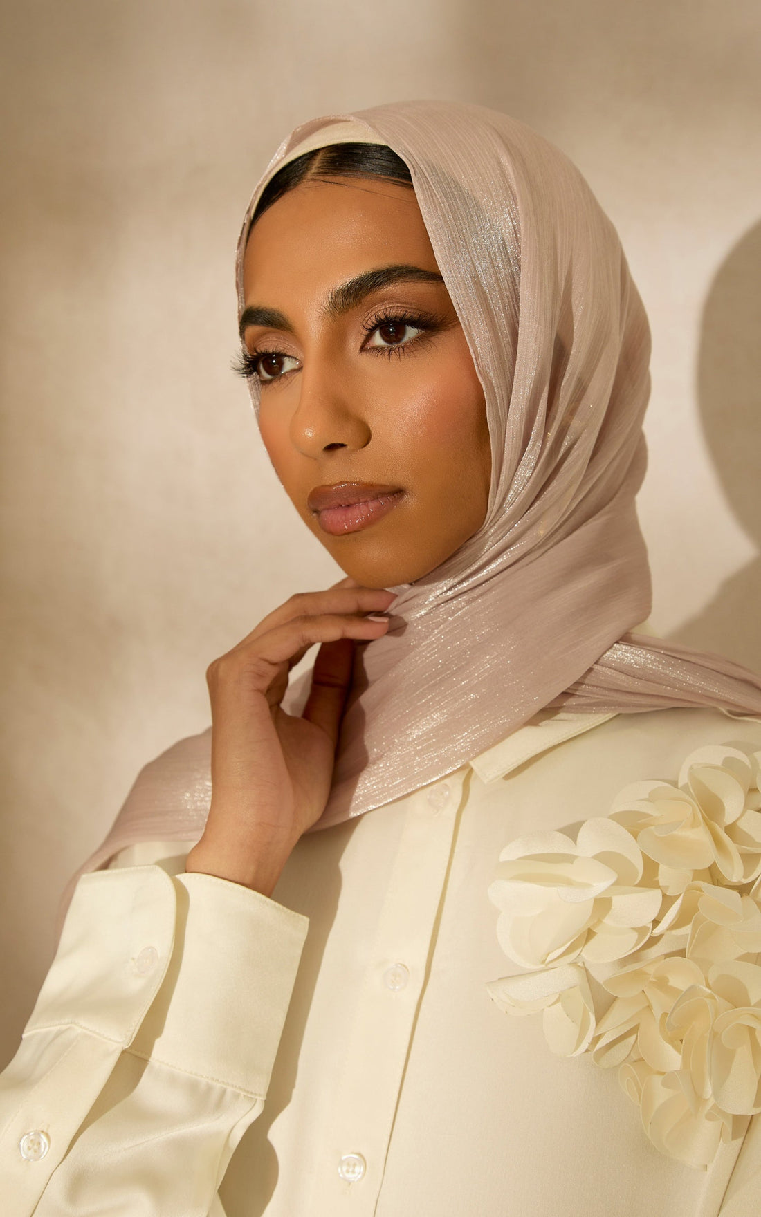Primrose Pink Lustre Satin Hijab