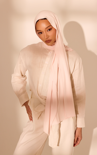Peeled Lychee Premium Jersey Hijab — Mini