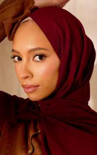 Rouge Chiffon Hijab