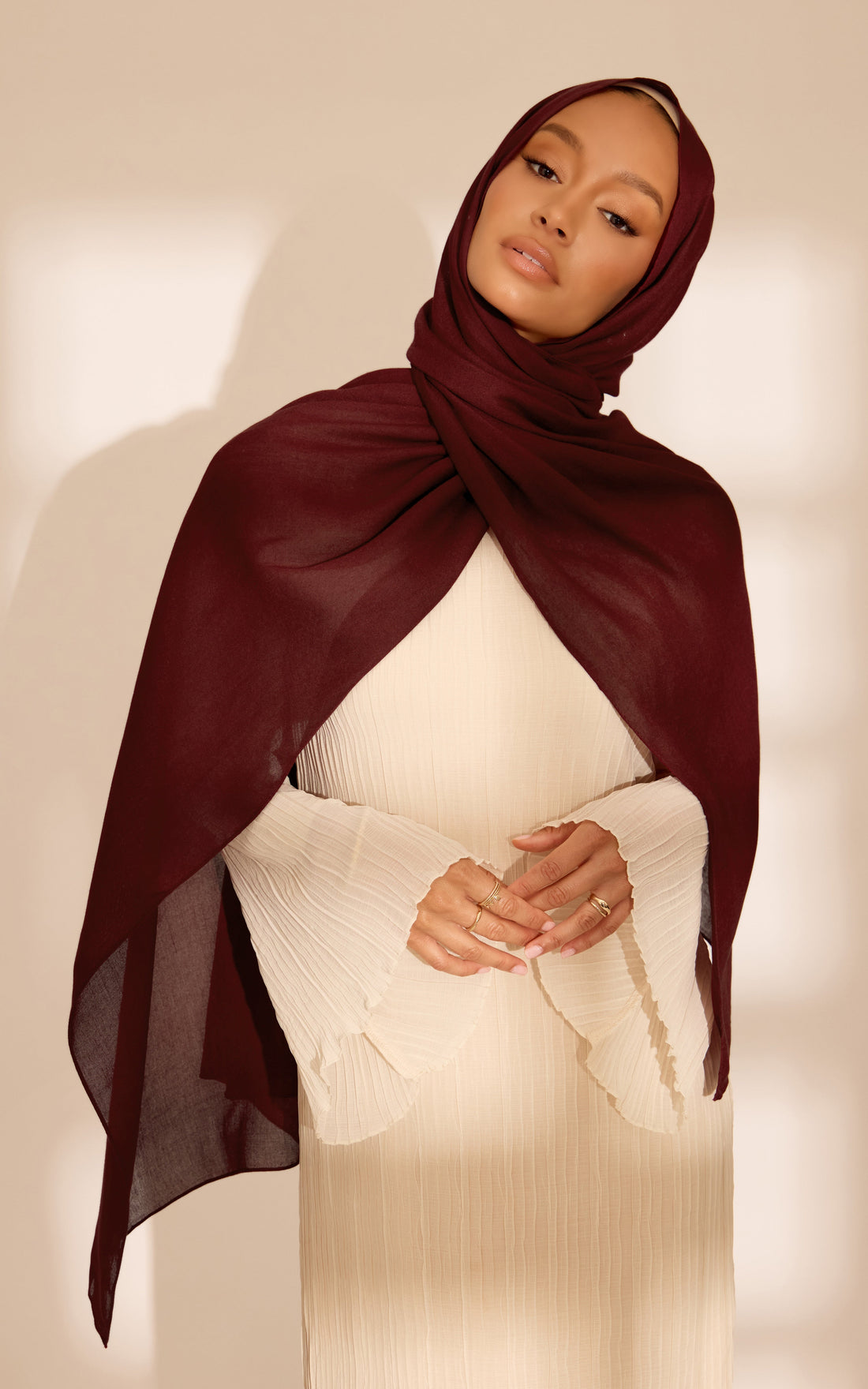 Rouge Modal Hijab — Standard