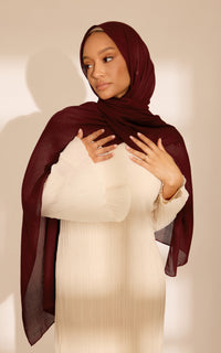 Rouge Modal Hijab — Standard