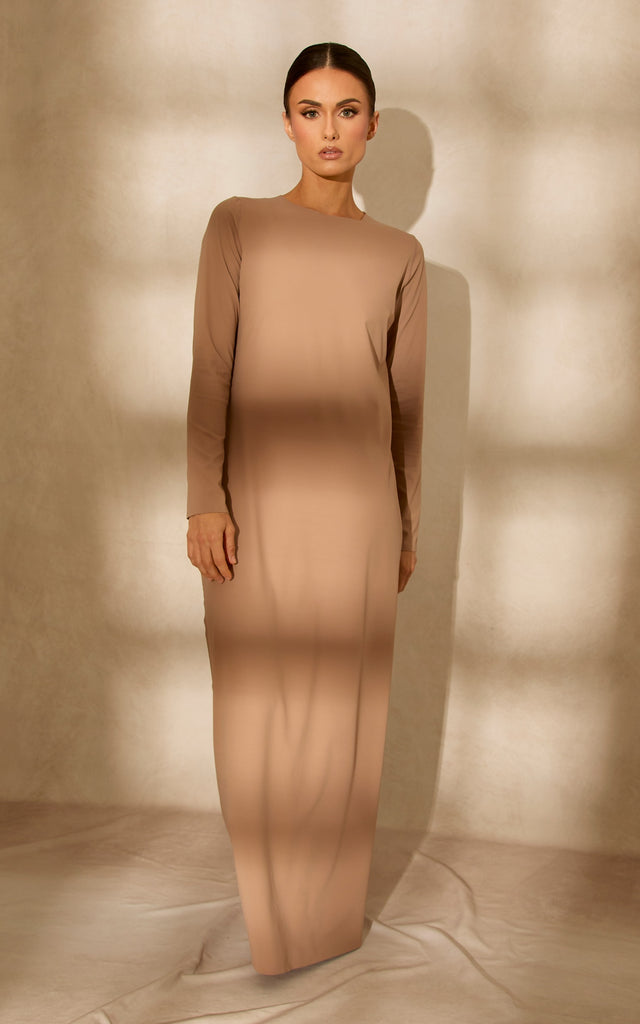 Seamless Long Sleeve Slip Dress | CULTURE Hijab Co. Seamless Long Sleeve Slip Dress | CULTURE Hijab Co.