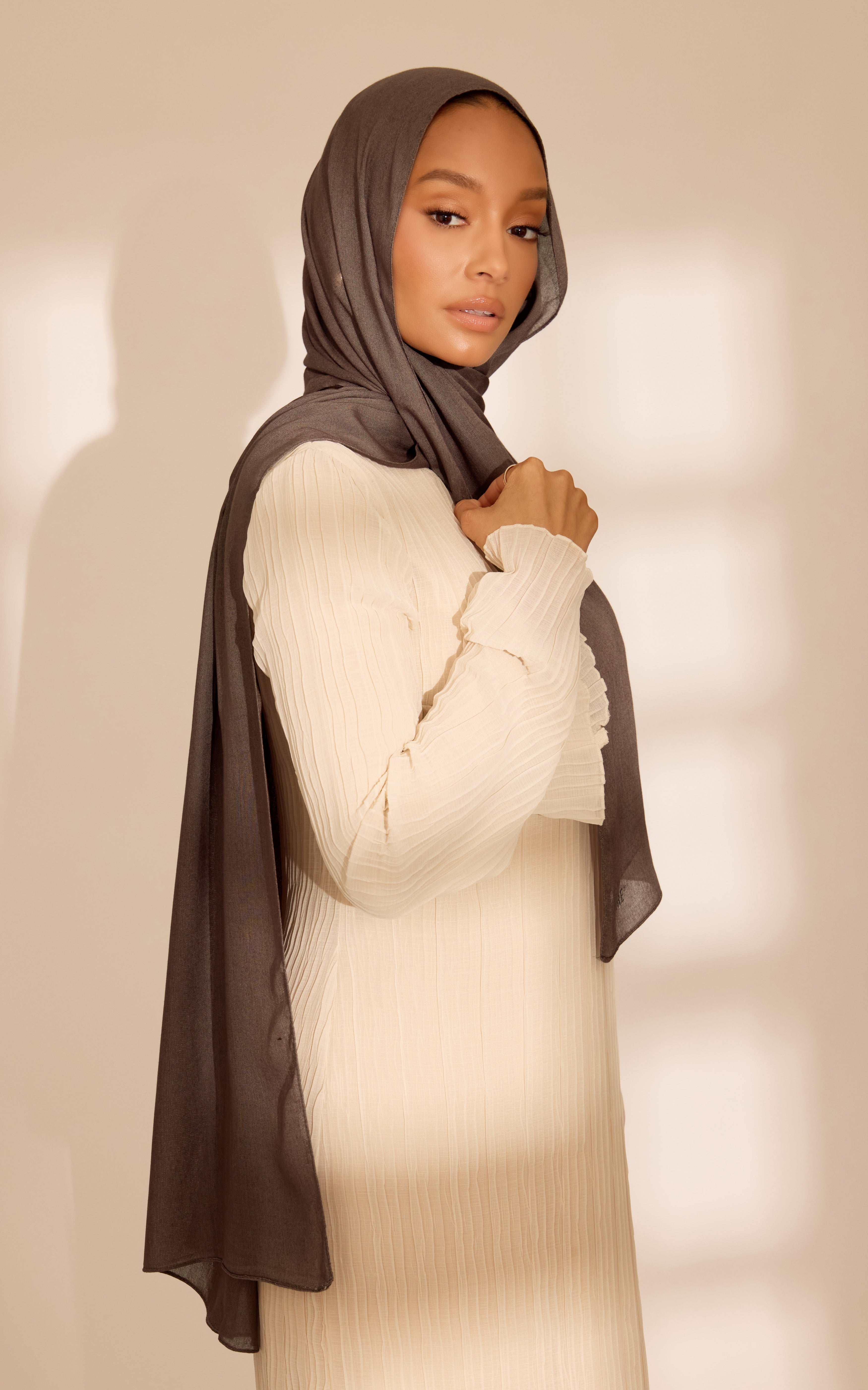 Solid Modal Premium TEAK Hijab $19.95 Free Shipping! | CULTURE Hijab Co.