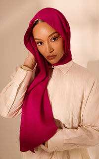 Teaberry Modal Hijab — Mini