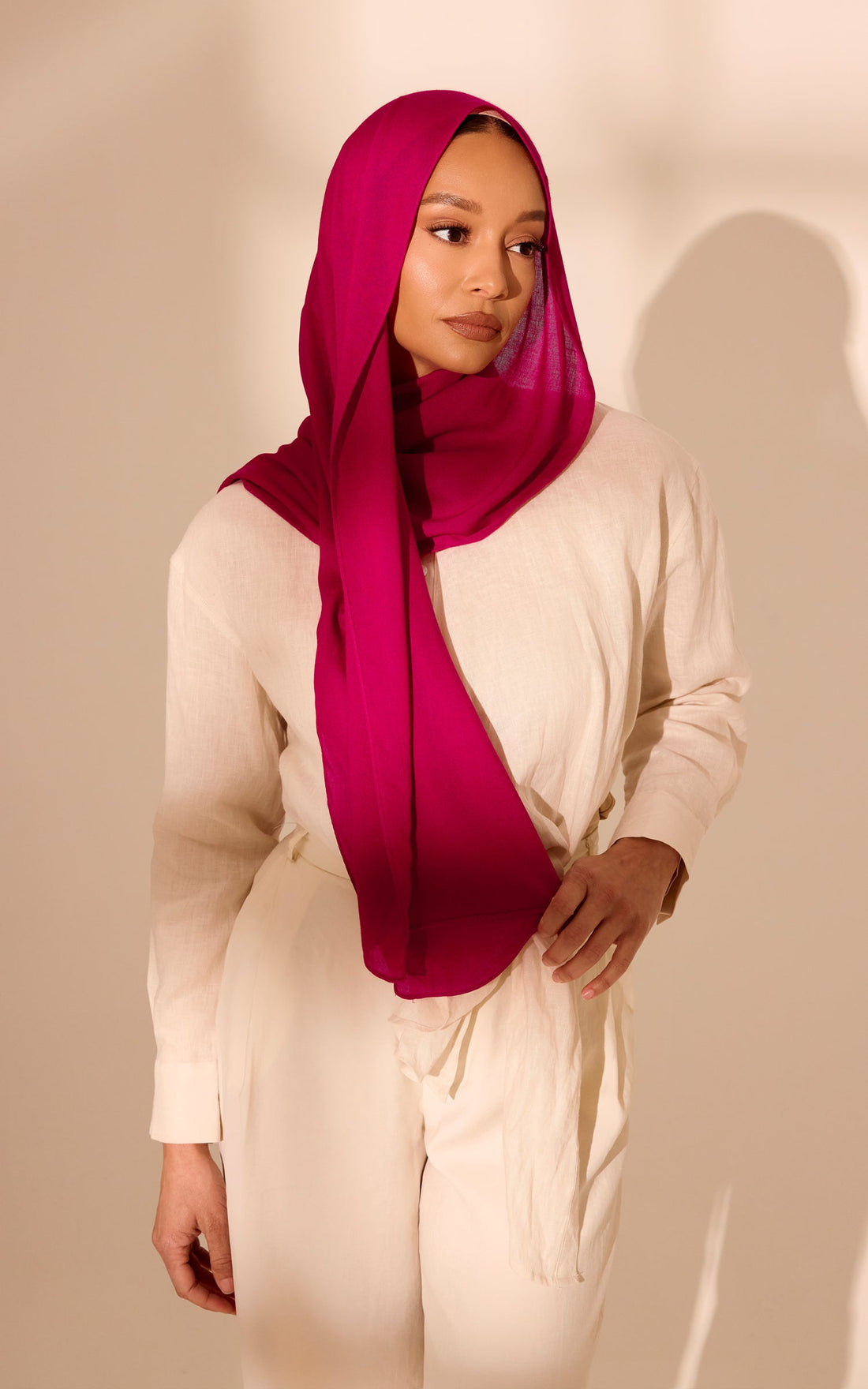Teaberry Modal Hijab — Mini