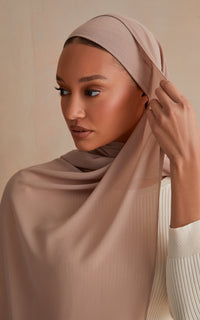 Mushroom Wide Band Cotton Under Scarf