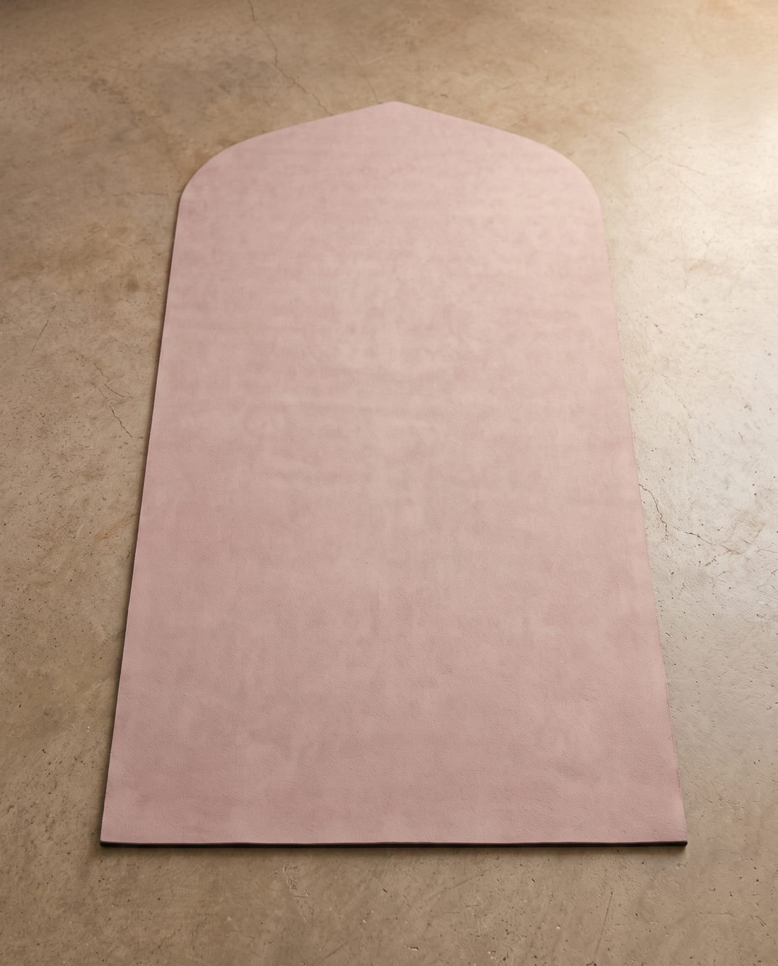 Sand Prayer Mat — full mat shown flat, entire arch