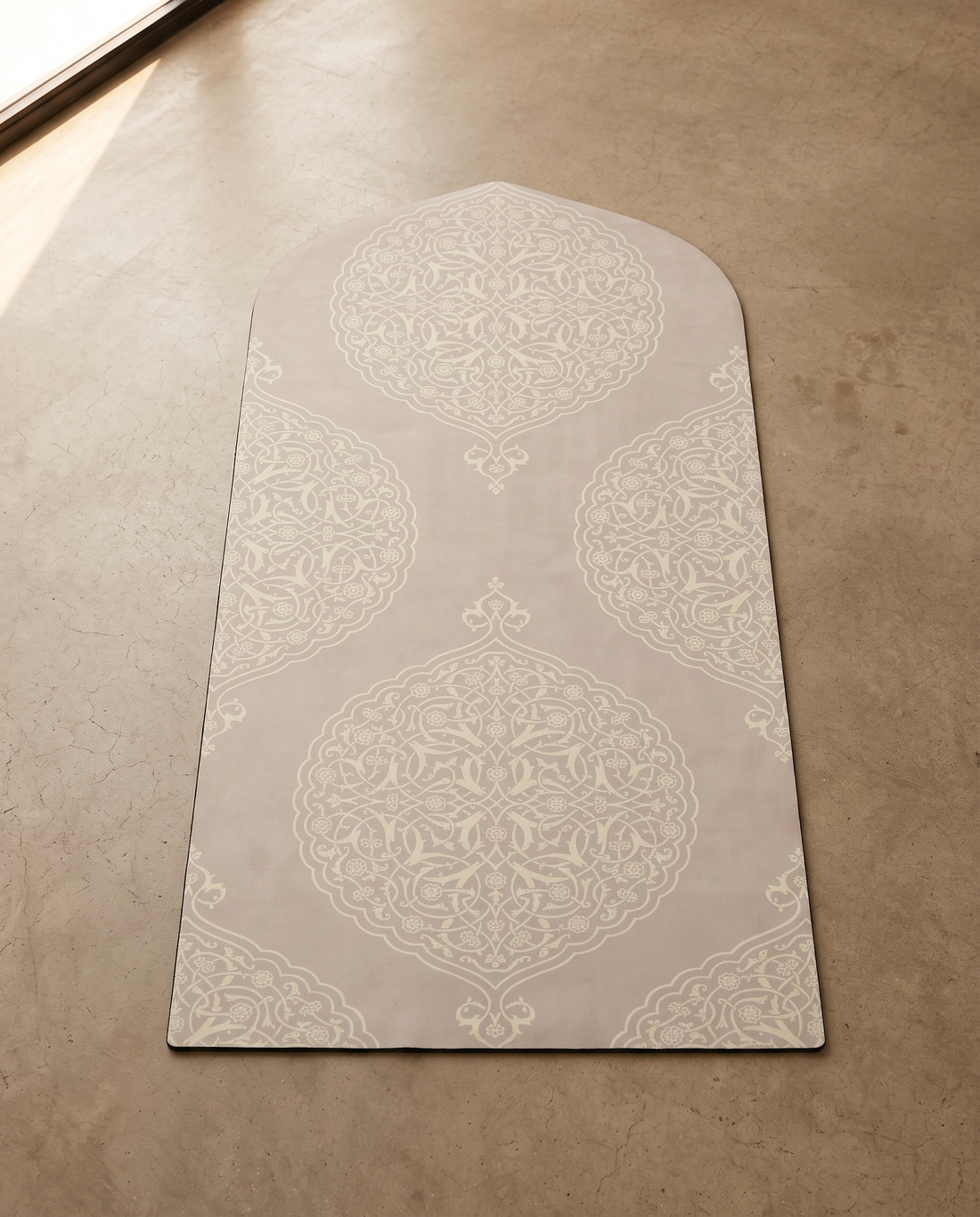 Dust Prayer Mat — full mat shown flat, entire arch