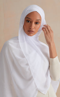 White Access 2.0 Cross-Front Under Scarf — CULTURE (view 5)