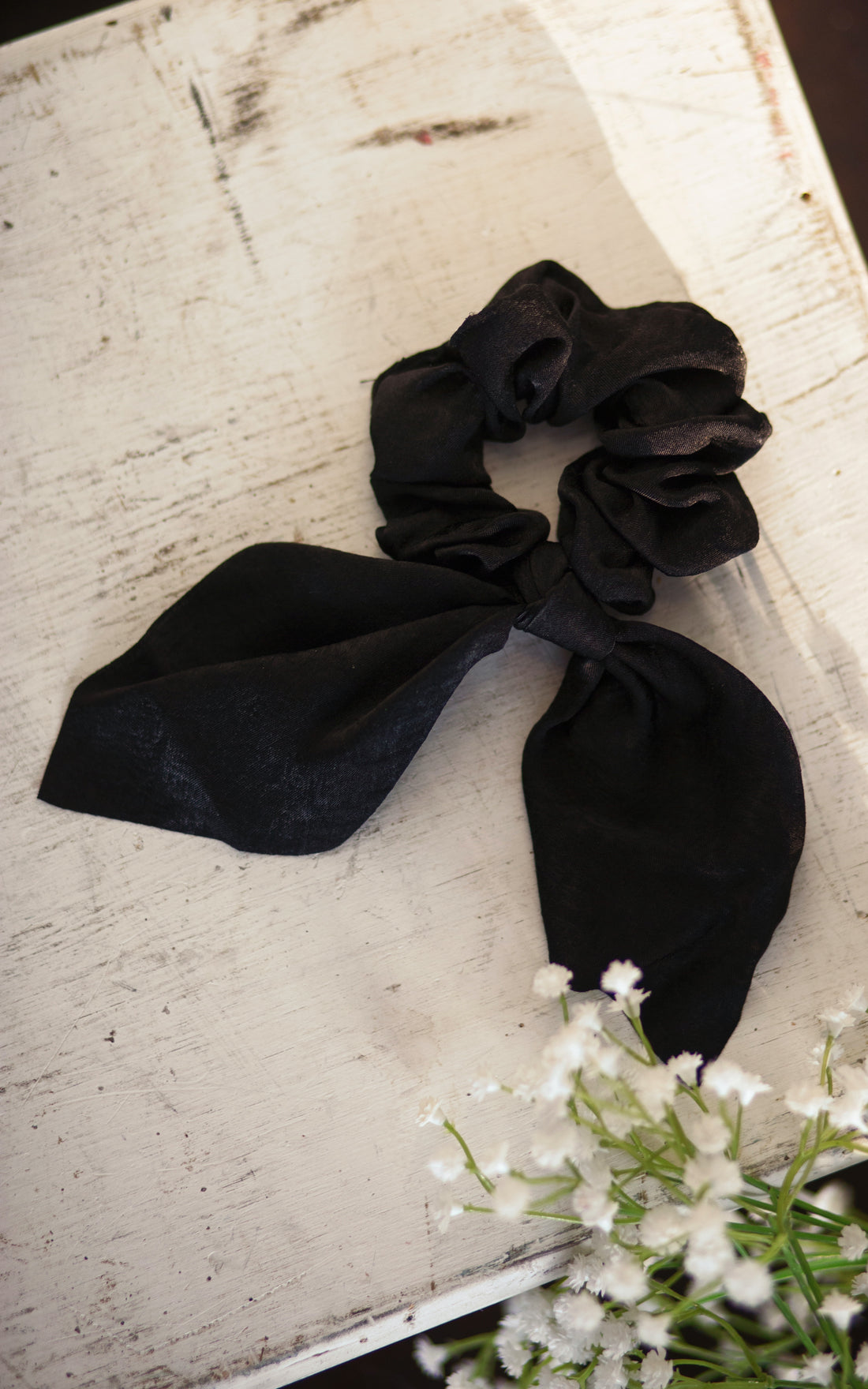 Black Bow Scrunchie — CULTURE (view 2)