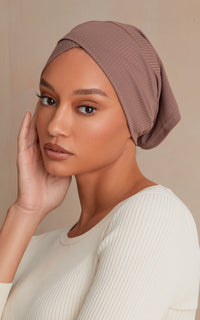 Meerkat Ribbed Cross-Front Under Scarf — CULTURE