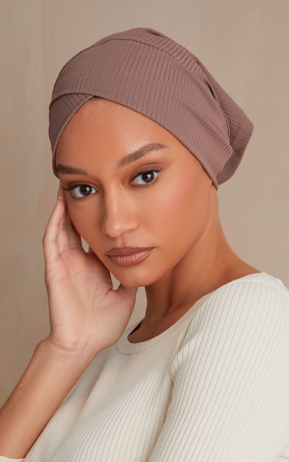 Ribbed Under Scarf — Meerkat