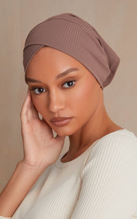 Meerkat Ribbed Cross-Front Under Scarf — CULTURE (view 2)
