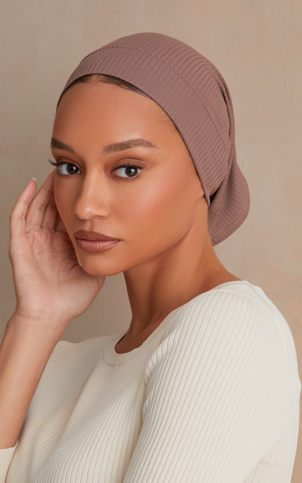 Ribbed Under Scarf — Meerkat