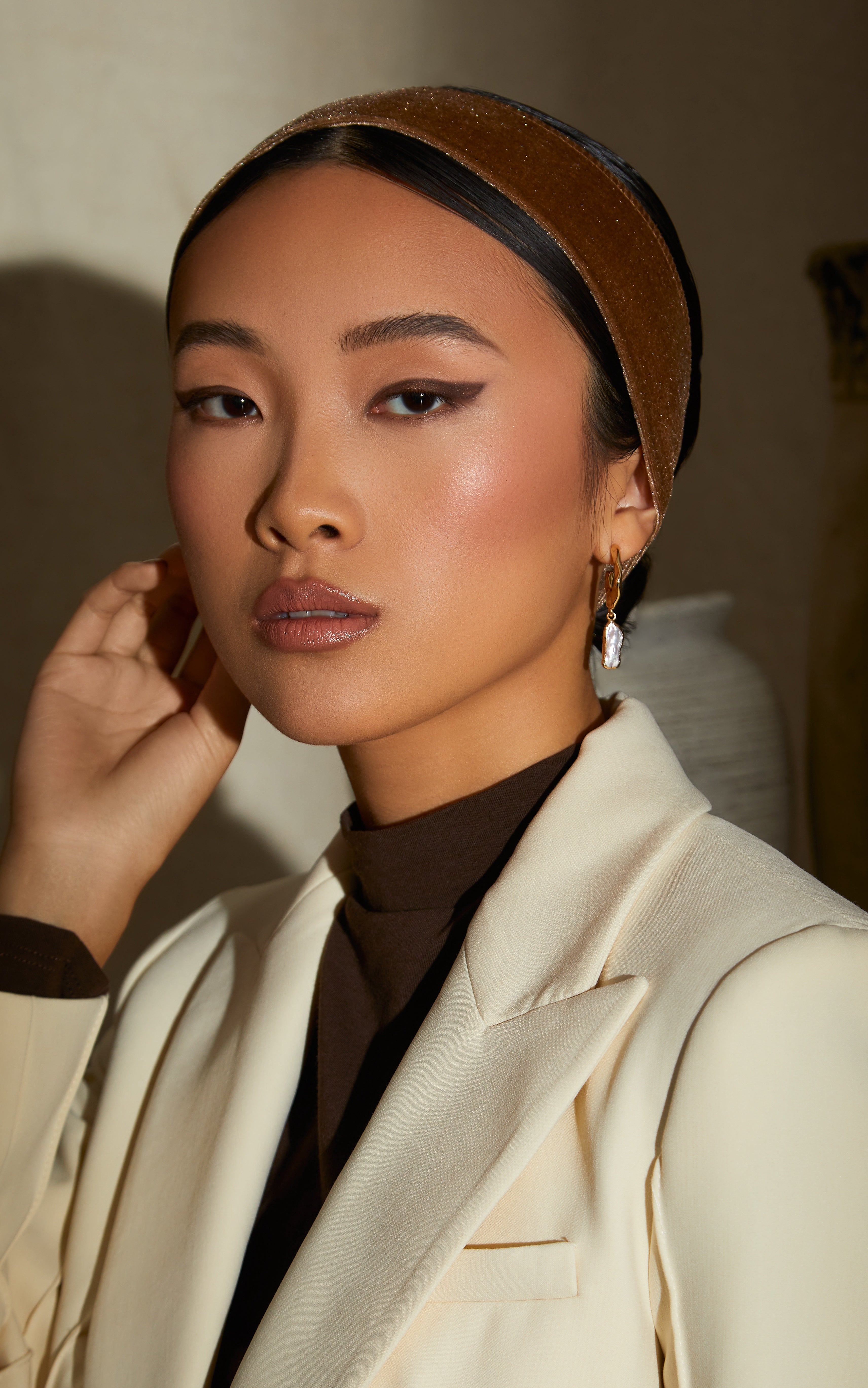 No-Slip Scarf Headband Tan $12 Free Shipping! | CULTURE 